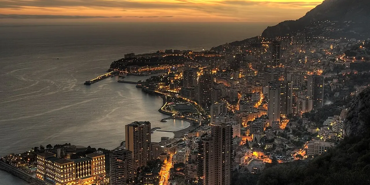 Photo of Monaco at night